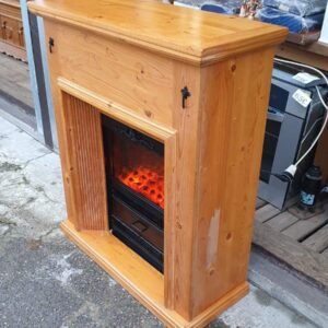 1850w Elektrinis Židinys su Medžio apdaila