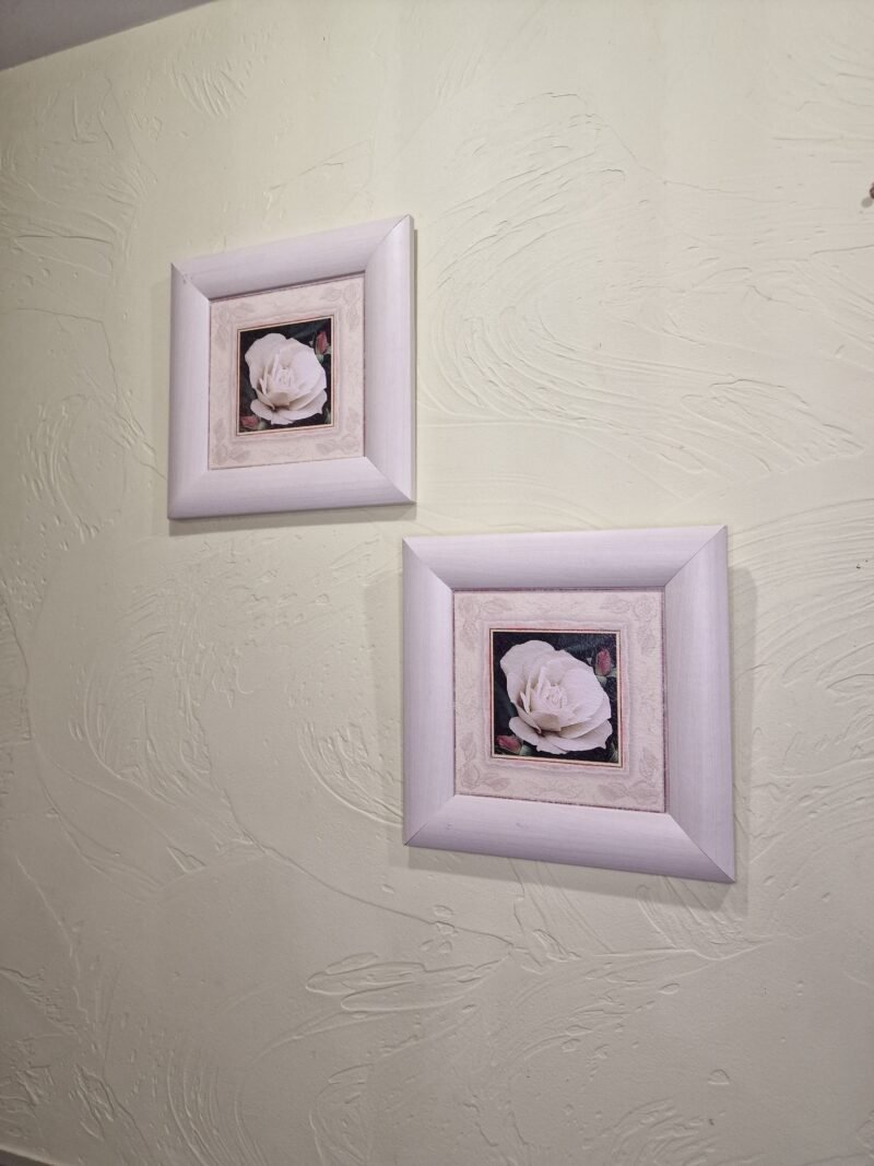 2 Paveikslai "Gėlė" 23x23 cm
