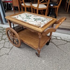 Baro vežimėlis / Staliukas su Žemėlapio stalviršiu